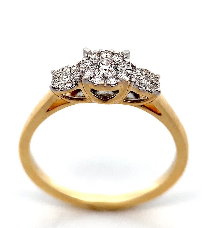 SpesialPris! Diamantring 0.27 carat w.si 